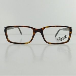 Persol PO 2965-V 24 Tortoise Brown Acetate Full-Frame Eyeglasses 53mm Italy
